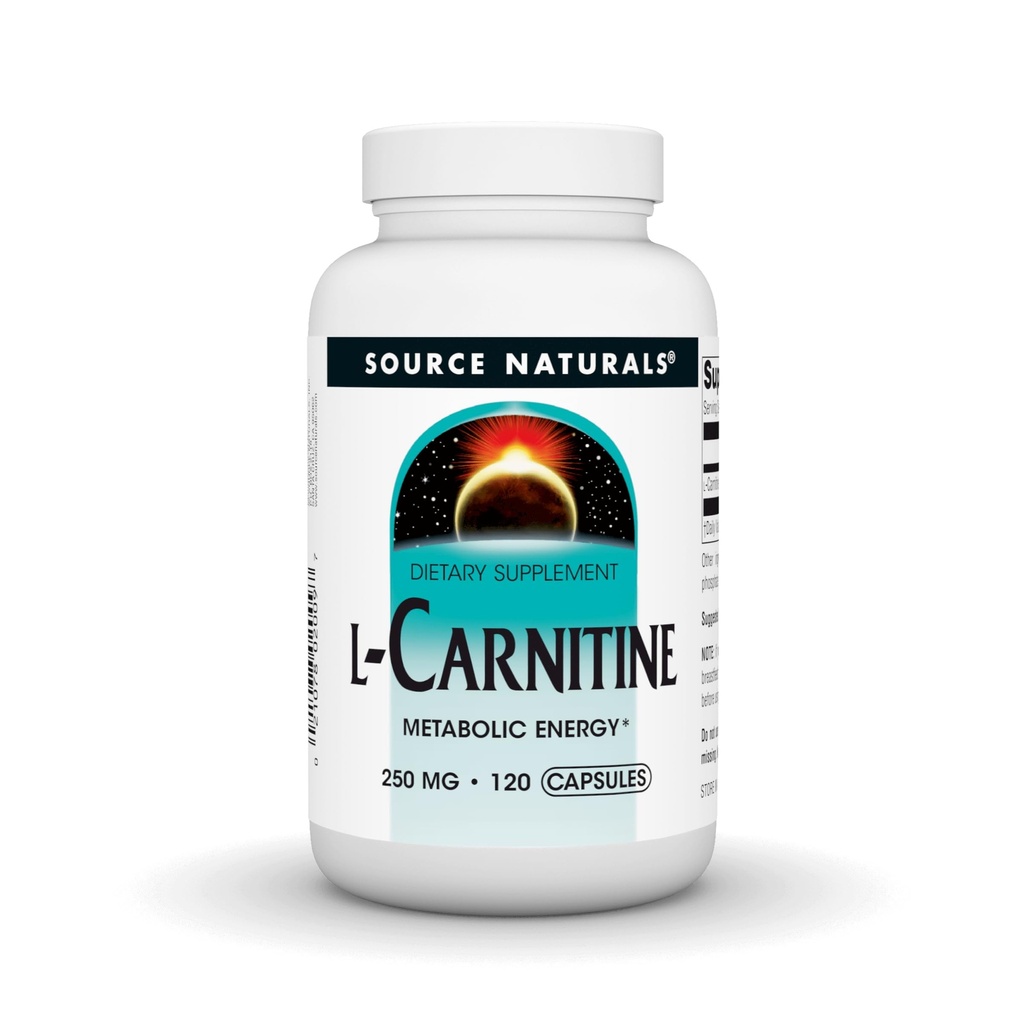 Vir Naravni L-karnitin, metabolična energija*, 250 mg - 120 kapsul