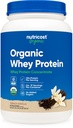 Nutricost Bio Whey Protein Concentrat, francoska vanilija arome, (2LBS) - Gluten-free, Non-GMO
