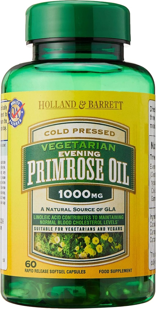 Večer Primrose Oil Z VITAMINOM B6- 1000 mg - 120 kapsul