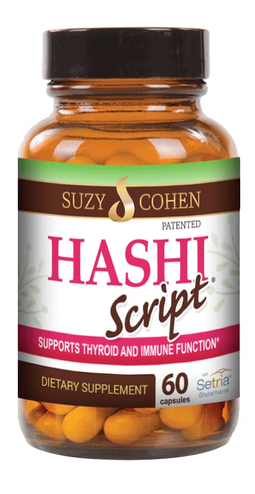 Script Essentials HashiScript ščitnica in imunske podporne formule s katalazo in glutatione - s Suzy Cohen