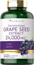 Izvleček grozdnih semen Carlyle 24.000 mg Enakovrednih 240 kapsul 