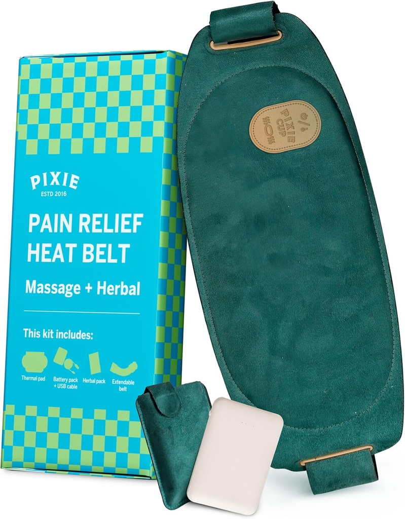 Vilinsko obdobje Ogrevanje Pad za Cramps - Thinnesest Noable Ogrevanje Pad - Neopazno pod oblačili - Najboljši prenosljivi Pain Relief Belt naprava s toploto na trgu - Ure Menstrualne lajšanje bolečine