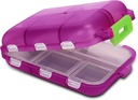 Potovalne tablete Box – Travel Pill Organizer – Compact Prenosne tablete Case z 10 Kompartmenti – Pink Case za Purse, Žepek – Trajno dnevno tablete Organizator za vitamine, dodatki (Pink)
