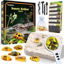 GobiDex Amber Dig Kit-Artificial Insect Resin, Excavate 6 Insekti Specimens, STEM Geographic izobraževanje hrošči igrače, Izkopavanje igrače za zabavo Bugs stranke favors, Znanost kompleti za otroke starosti 6-8 8-12