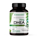 Emerald Labs DHEA 25mg - Adrenalna podpora dodatek za pomoč Hormonovo ravnovesje* - Vključuje DHEA - Gluten-free - 60 Zelenjavnih kapsul (30-dnevna oskrba)