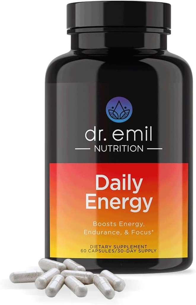 DR. EMIL HRANILA Dnevna energijska dopolnila - tablete brez sladkorja z 160mg kofeina na obrok - energijski ojačevalec in fokus dodatek z izvlečkom Guarana, L-tavrin in L-teanin