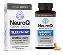 LifeSeasons NeuroQ Memory & Focus with SleepNow Strips - 24/7 Podpora za zdravje možganov - Izboljšati funkcijo kognitivnega spanja - 30 dnevna dobava