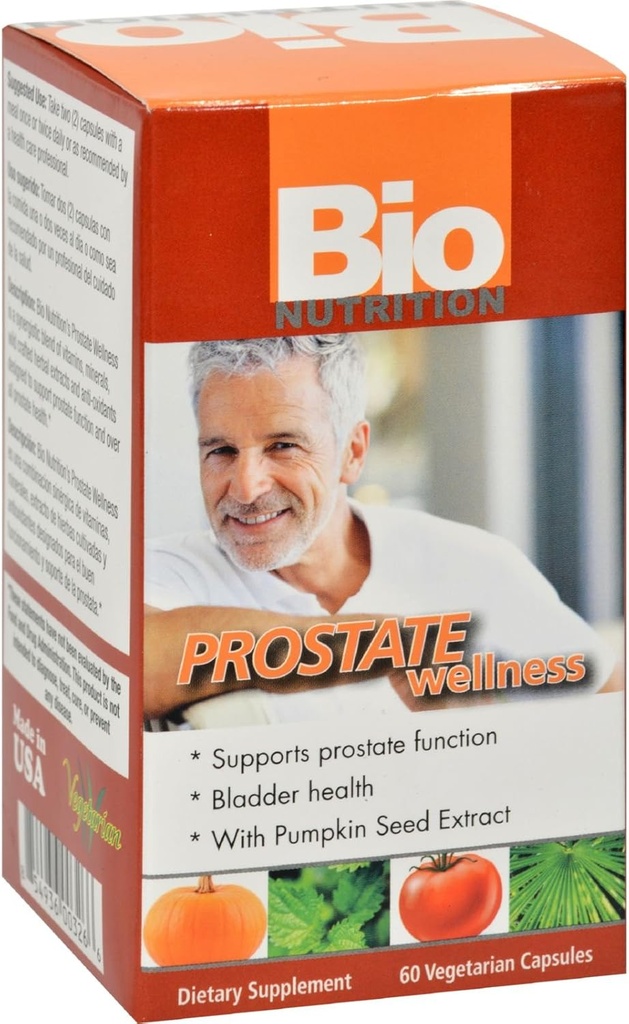 Wellness z biohrano - Bladder Health - Gluten Free - 60 vegetarijanskih kapsul (paket po 2)