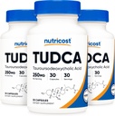Nutricost Tudca 250 mg, 30 kapsul (3 steklenice)