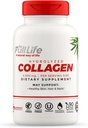 Polno življenje hidrolizirane kolagen dopolnila - Goveje tablete kolagen za ženske in moške - Košir Kolagen kapsule, Gluten-free - 90 Veggie kapsule 2500mg