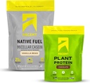 Ascent Kazein Protein Powder Vanilla Bean 2 lb & Rastline Protein Powder Čokolada 18 Servisi