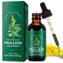 Mullein kapljice, Mullein Leaf Extract za pljuča, Mulleins Leaf kapljice za čiščenje pljuč in Phlegm, hitra absorpcija Močni Mulleins Extract za močnejši pljuč (1)