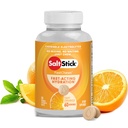 SaltStick Electrolyte FastChews - 120 Count Orange Flavor - Žvečljive elektrolitske tablete za hidracijo, Sol Tabs, Dehidracija Relief