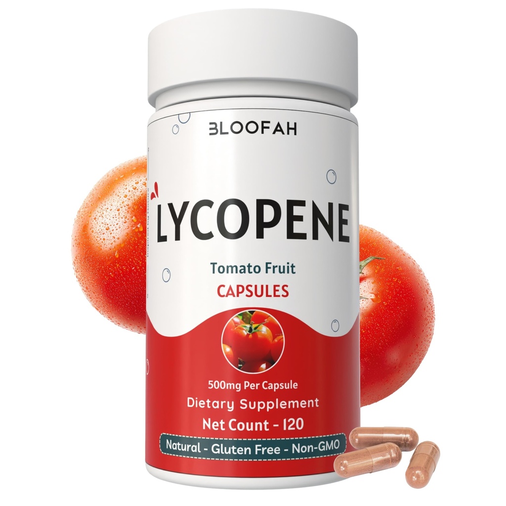 Paradižnik v prahu kapsule 500 mg (Lycopen) - 120 Count 