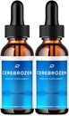 Cerebrozen Tinitus Ušesne kapljice - Cerebrozen 24, Cerebrozen Tekoče kapljice, Cerebrozen Mnenja, Cerebrozen Kapljice za lajšanje ušes (2 paket - 120 ML)