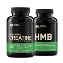 Optimum Nutrition Nearomatizirana Kreatin Monohidrat 100 kapsul Združena z Optimum Nutirtion HMB 90 kapsul