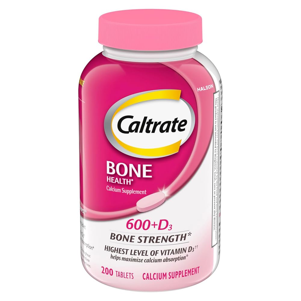Kaltrat 600 Plus D3 Kalcij in vitamin D dopolnilne tablete, dodatki za zdravje kosti za odrasle - 200