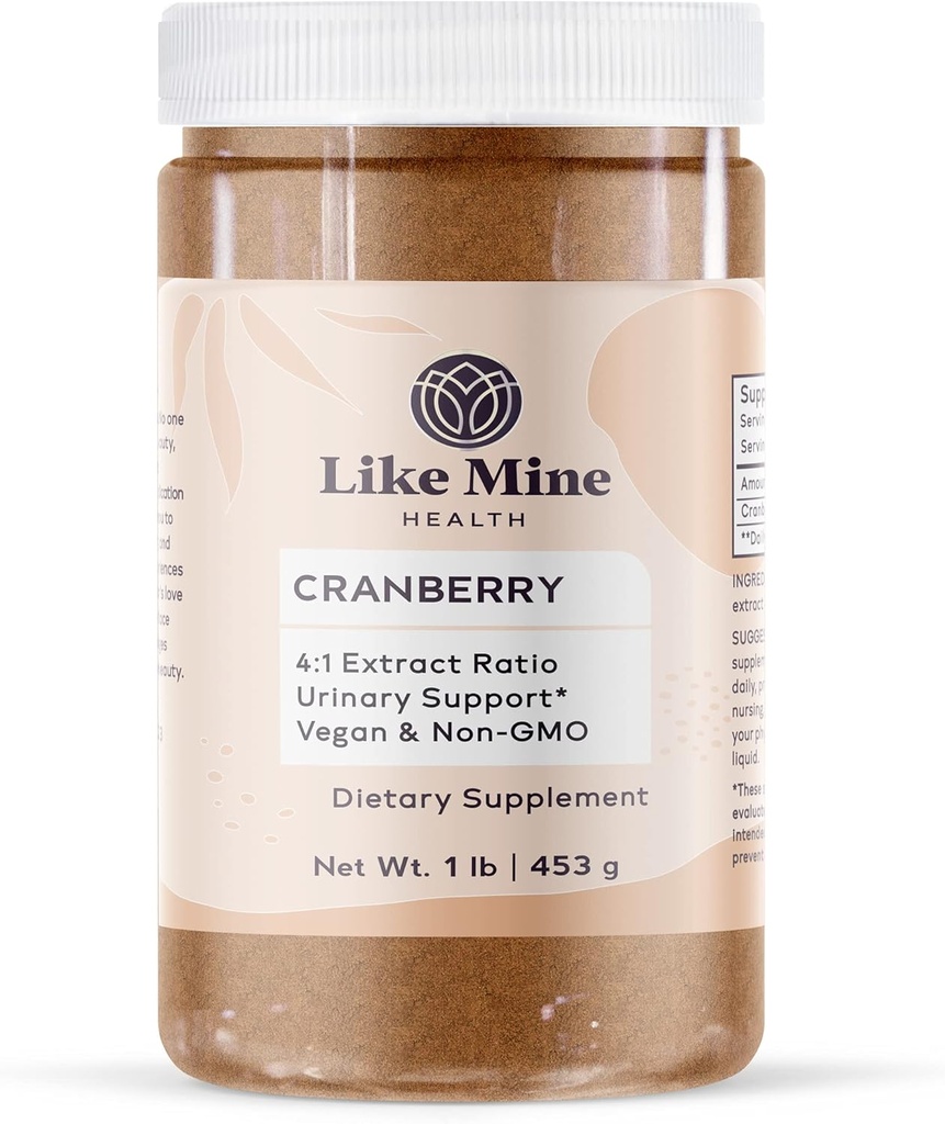 Kot Mine Cranberry Extract Prašek (1 lb) Vegan & Non-GMO, 4:1 Razmerje ekstrakta