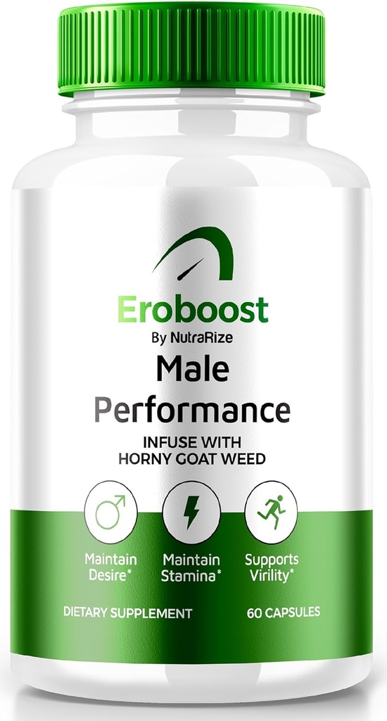 Eroboost dodatek za moške, Eroboost moški dodatek, Daily Nutrition to support Vrhunska zmogljivost in splošno Wellness, Uradna Ero Boost Formula Mnenja (60 kapsul)