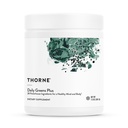 THORNE - Daily Greens Plus - Celovit powder z Matcha, Spirulina, Moringa in Adaptogene, goba in antioksidanti Mešanice - osvežilna, okus metin 7,2 Oz - 30 Servinga