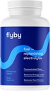 Flyby Nadomestne tablete za elektrolite - tablete in kapsule za hitro rehidracijo, regeneracijo, keto & kratice - soli, magnezij, kalij, natrij - Paleo, Keto & Vegan Prijazno - 100 kapsul