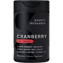 Športne raziskave Cranberry Fruit Complex Supplement - Softgels for Urical Tract Health Support - enako 25.000 mg brusnic, Izdelano s Pacran & Vitamins C & E - Non-GMO & Gluten Free - 90 Count