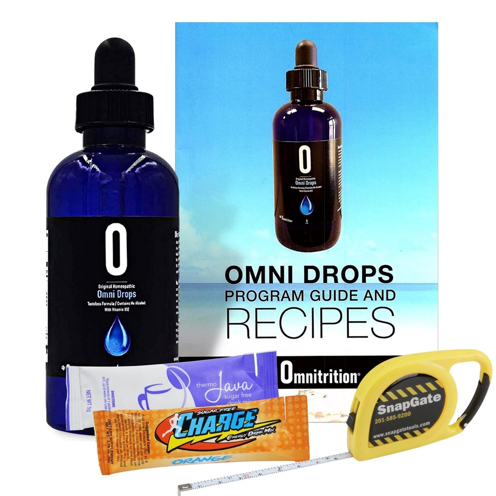 Omni Drop Program , Verodostojna Omnitracija - Osnovni paket vključuje *** 4 oz steklenica Omni Kapljice z vitaminom B12 Program Guide, Vzorci in Snapgate 10 Ft. karabinjer Trak ukrep