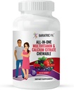 BariatricPal "All-in-One žvečljivi multivitamin s kalcijevim citratom in železom - mešano Berry (30-dnevna dobava)