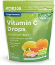 Osnovna nega Vitamin C Dopolnilne kapljice, Lemon, Orange & Grenivke, 140 število (Prej zvočno zdravje)