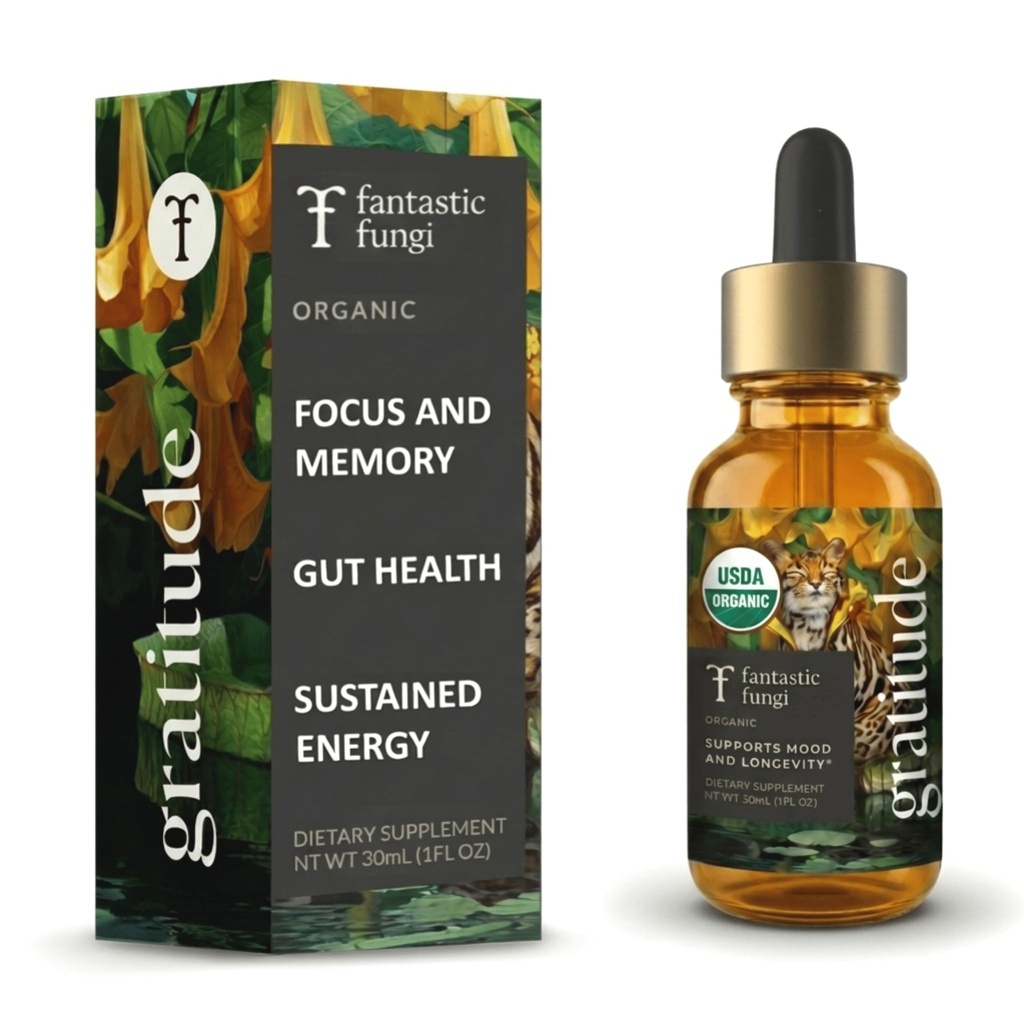 Izvleček iz glive fantastično - 8-v-1 Organska kompleksna goba dodatek s Cordyceps, Reishi, Levja griva, Chaga, Turčija Tail, Shiitake, Maitake & Tremella - Adaptogen Liquid Tinkture, 1 fl oz