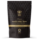 Manuka Medene kapljice UMF 15+ / MGO 514+ & Propolis Kapljice Made in Nova Zelandija – Naravne sestavine – Pomirjujoče kapljice – Limonina in medena aroma - 25 kapljic