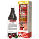 Emulsión de Escocia z oljem jetra trske – Cherry Flavor – Vitamini A, D, E & B1 za podporo imunskega in jetrnega izvora – Tekoči dodatek za otroke – 15.3 Fl Oz 