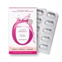 O-Shot (r Vegan vaginalni probiotik + prebiotik za ženske, izvleček brusnic, koren čikorije, vaginalni pH, sečni trakt, prebava, napenjanje, nemaščobni, nemlečni GSO, brez glutena, 30 kapsul