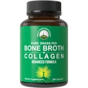 Kapsule koščenega kolagena. 180 tablet Grass Fed kost Broth kolagen protein Peptides. Vsebuje vse 3 Tipi 1, 2, in 3. Čista pašura dvig Paleo Prijazne tablete za ženske in moške