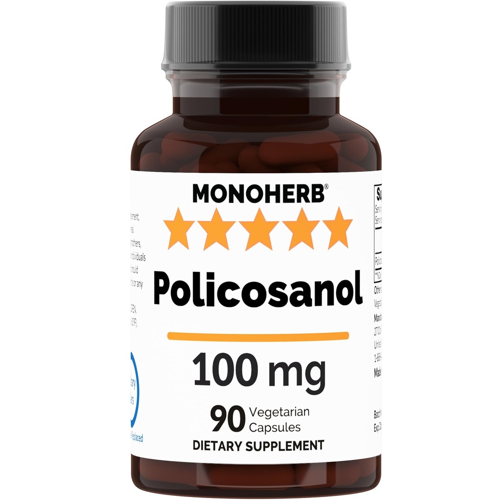 MONOHERB Policosanol 100 mg na kapsulo - 90 Veg kapsul