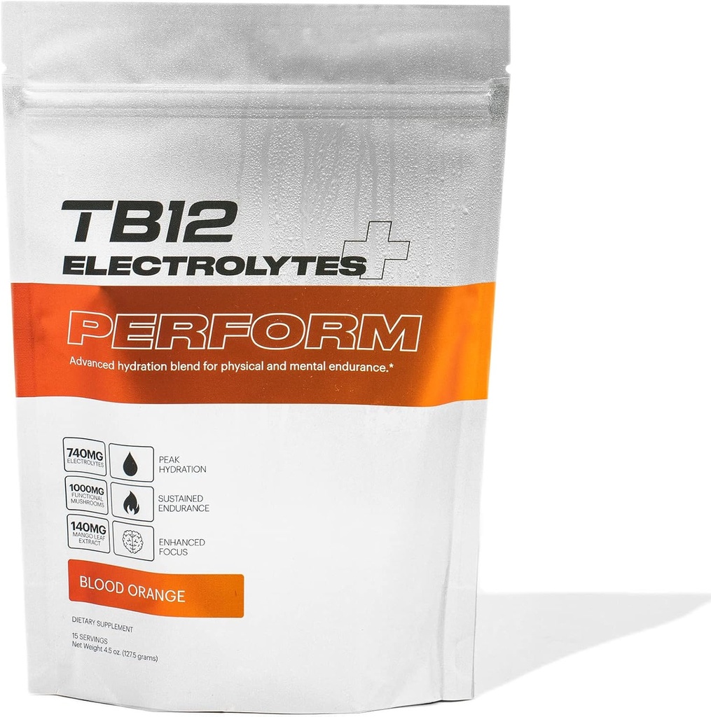TB12 Elektroliti Plus Izvedba - predworkout elektroliti v prahu z Adaptogeni in nootropiki 