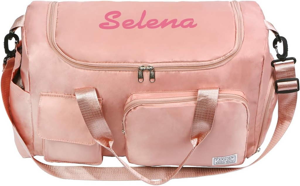 Personaliziran potovalni Duffle Vreča za ženske: Vodoodporna Multi-oddelek z ramena Strap, Darilo za popotnika ljubimca