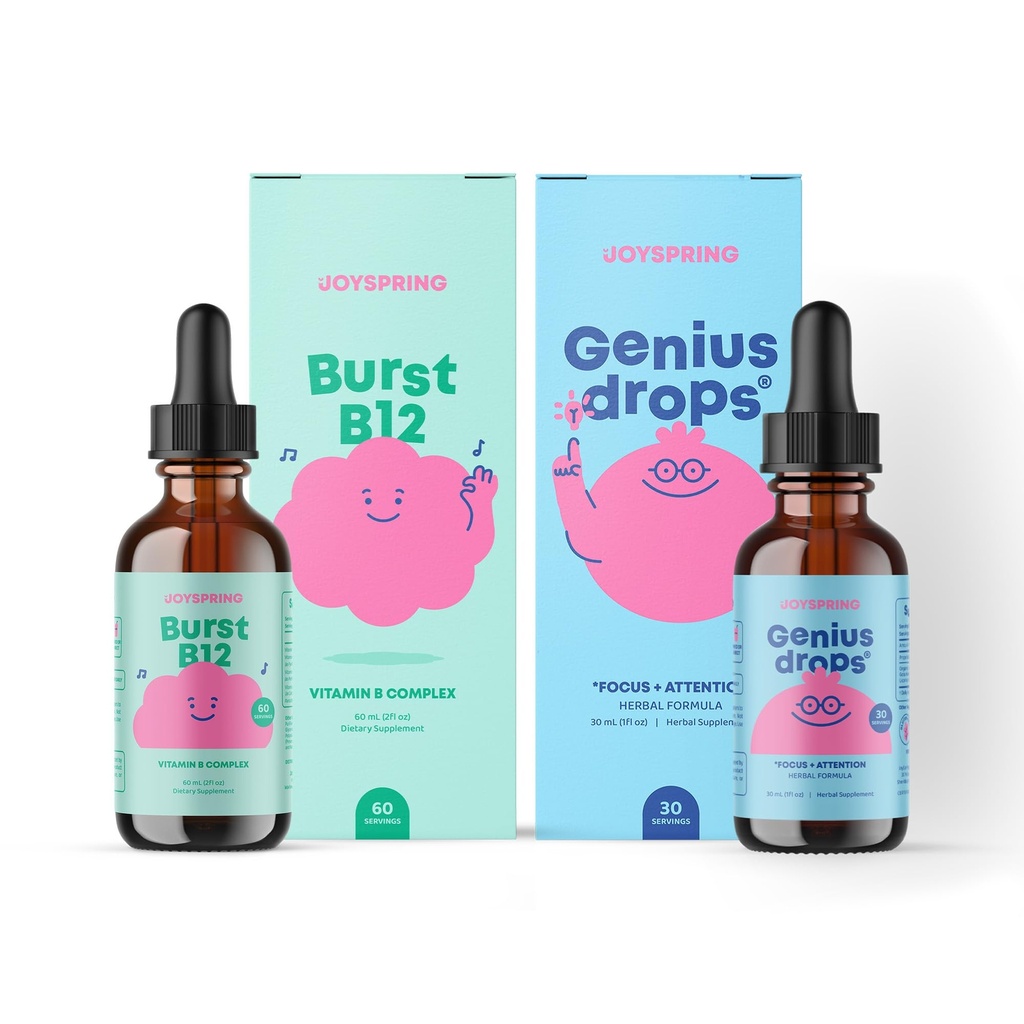 JoySpring Liquid B Complex in Genius Focus kapljice za otroke