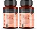 Pureclinica Izvleček borovnice 10.000mg x 360 Tablete (2 steklenici) - 10 X Več Antocianidini na tableto kot večina drugih - in 5mg izvleček črnega popra za 300% povečano absorpcijo