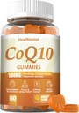 1 Pack 500MG Coq10 Gumies - 3X boljša absorpcija, Plus Omega-3, Magnezij, Vitamin B3 & cink - Koencim Q10 dopolnila za zdravje srca, celično energijo in antioksidant, Vegan, 60 števk