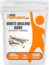 BulkSupplements.com Bela Willow Bark ekstrakt v prahu - zeliščni dodatek, bela Willow Bark v prahu - Gluten Free, 400mg na serviranje, 1kg (2,2 lbs) (Pack of 1)