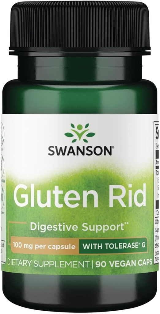 Swanson Gluten Rid s tolerazo G 100 Milligrams 90 Veg kapsule Enzyme