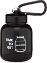 ONMYWHEY - Beljakovine Powder & Dopolnilo lijak Ključna veriga, Prenosni To-Go Container za telovadbo, vaje, Fitness, & Travel - TSA Odobreno, Čas za pridobivanje Wheyst