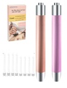 Uho Pick,Ear Wax Odstranjevalno orodje,LED Lights Uho čiščenje Kit,Posodobljena različica,Non-Slip,Soft varnostne Spoon glavo,nadomestljiv in enostaven za čiščenje,varnostni material