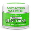 Krema čudežnega živca - največja moč - Kurkuma in Arnica Mešanica za nevropatijo Nelagodje Relief - Pomirjujoča noga in ročno Formula z MSM, B6, E - Made in USA