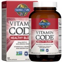 Garden of Life Vitamin Code Zdrava kri - Železni dodatek za ženske, 60 Veganske kapsule, z vitamini B, C, Trace Minerali, Sadne Zelenjave, Probiotiki - za energijo in anemijo Podpora