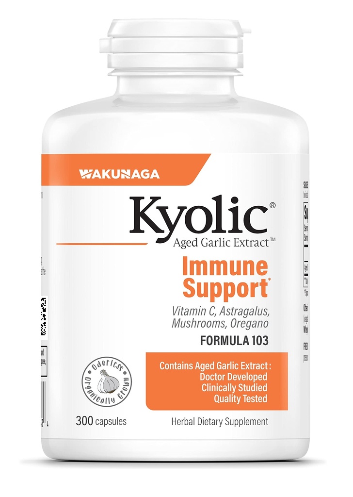 Kyolic Aged Česen Extract Formula 103, Imunska podpora
