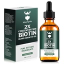 Bradavičasto olje za rast - 2X Koncentracija Biotin Beard Oil za moške (2 oz) - Naravni moški Beard Oil z arganovim oljem, Jojobino olje in vitamini, Bradavičarka Mehčalec rasti, Vlažilec (Cedarwood)