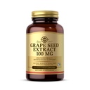 Izvleček Solgar grozdnih semen 100 mg, 60 Zelenjavnih kapsul - Phytonutrient Antioksidant Podpora - Vegan, Gluten brez, Mlečni brezplačno - 60 Serving