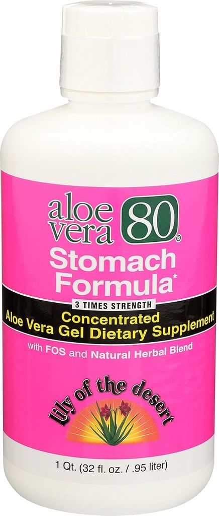 Aloe 80 Organics Želodec Formula, 32 Ounce